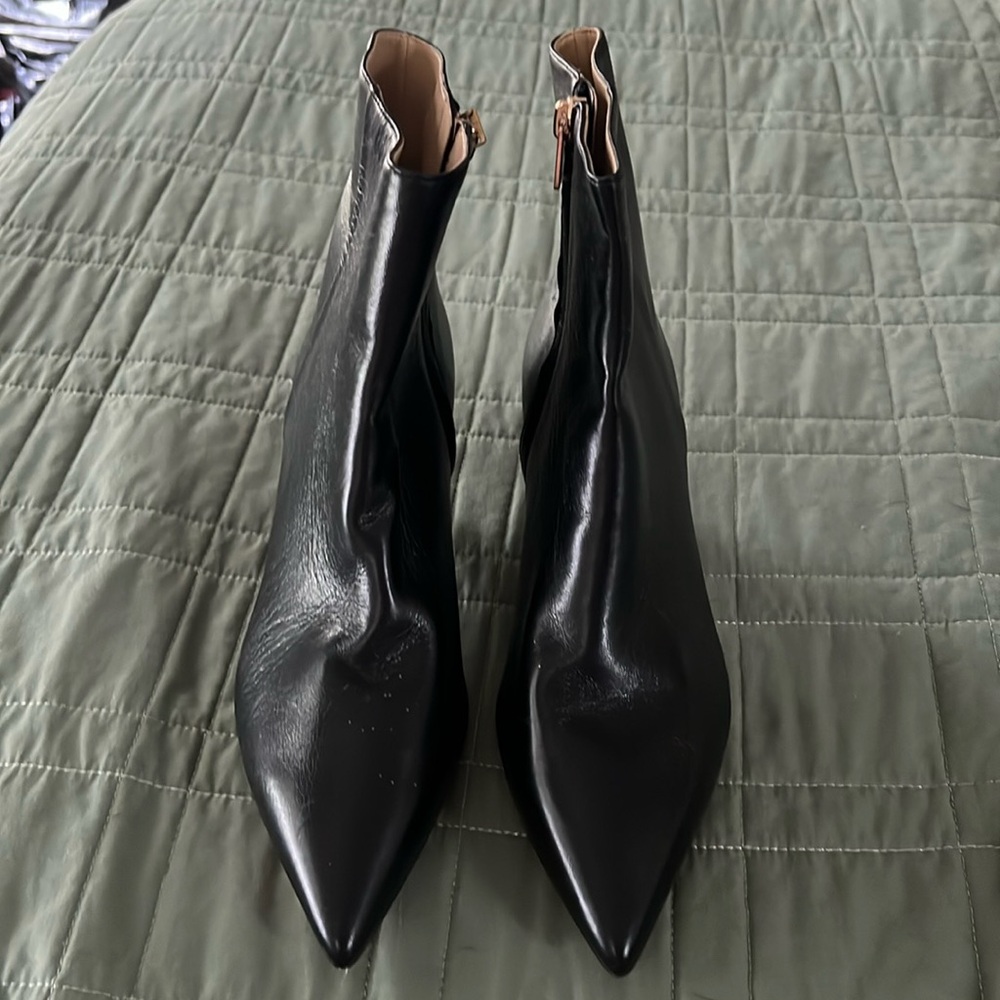 Coach Leather Booties